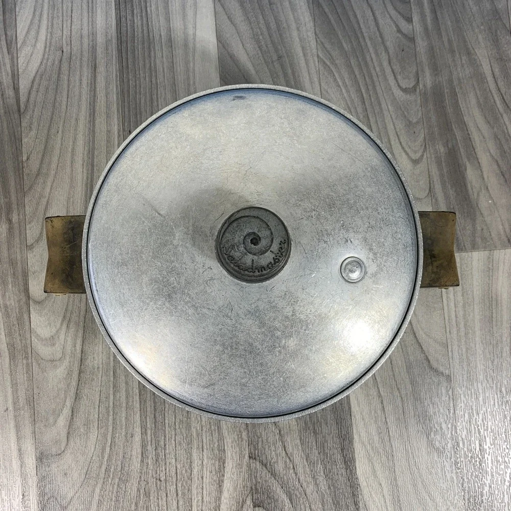 Saladmaster Vintage Dutch Oven Stock Pot 405 Aluminum Vapo Lid 6 Quart Excellent